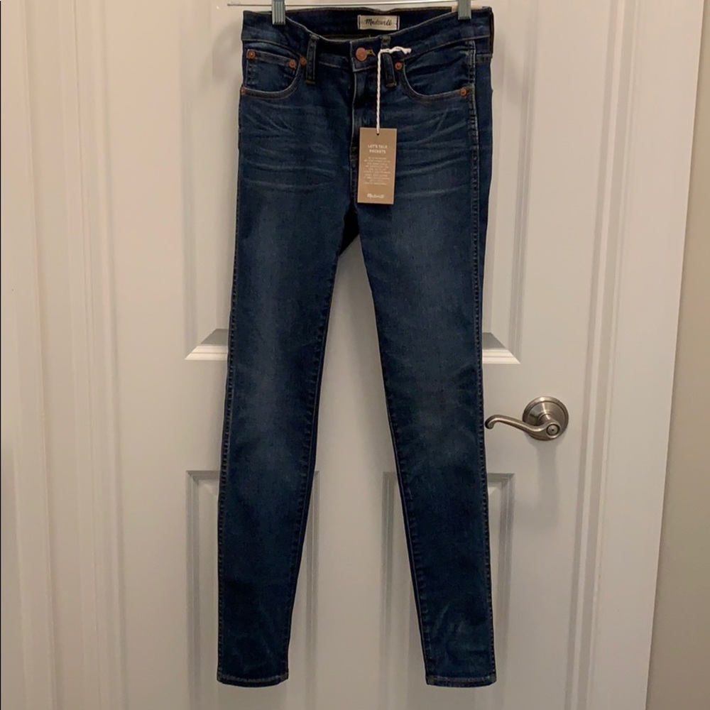 Madewell high rise skinny jeans